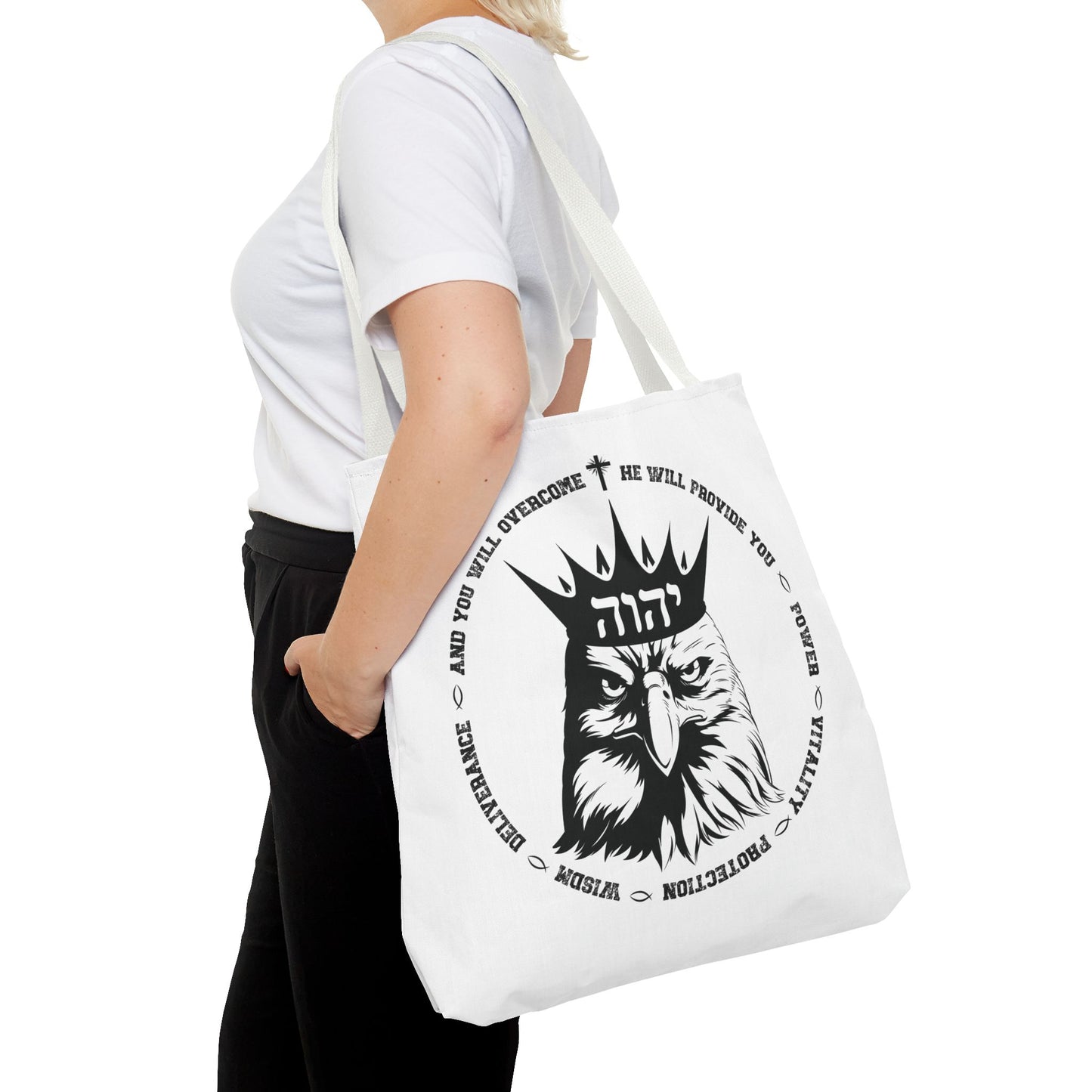 Rise Up Tote Bag, Isaiah 40 31, Wait on The Lord, Soar on Wings, Soar Eagle, Yahweh, Yahweh tote, Yahweh bag, Sunday School Teacher Gift