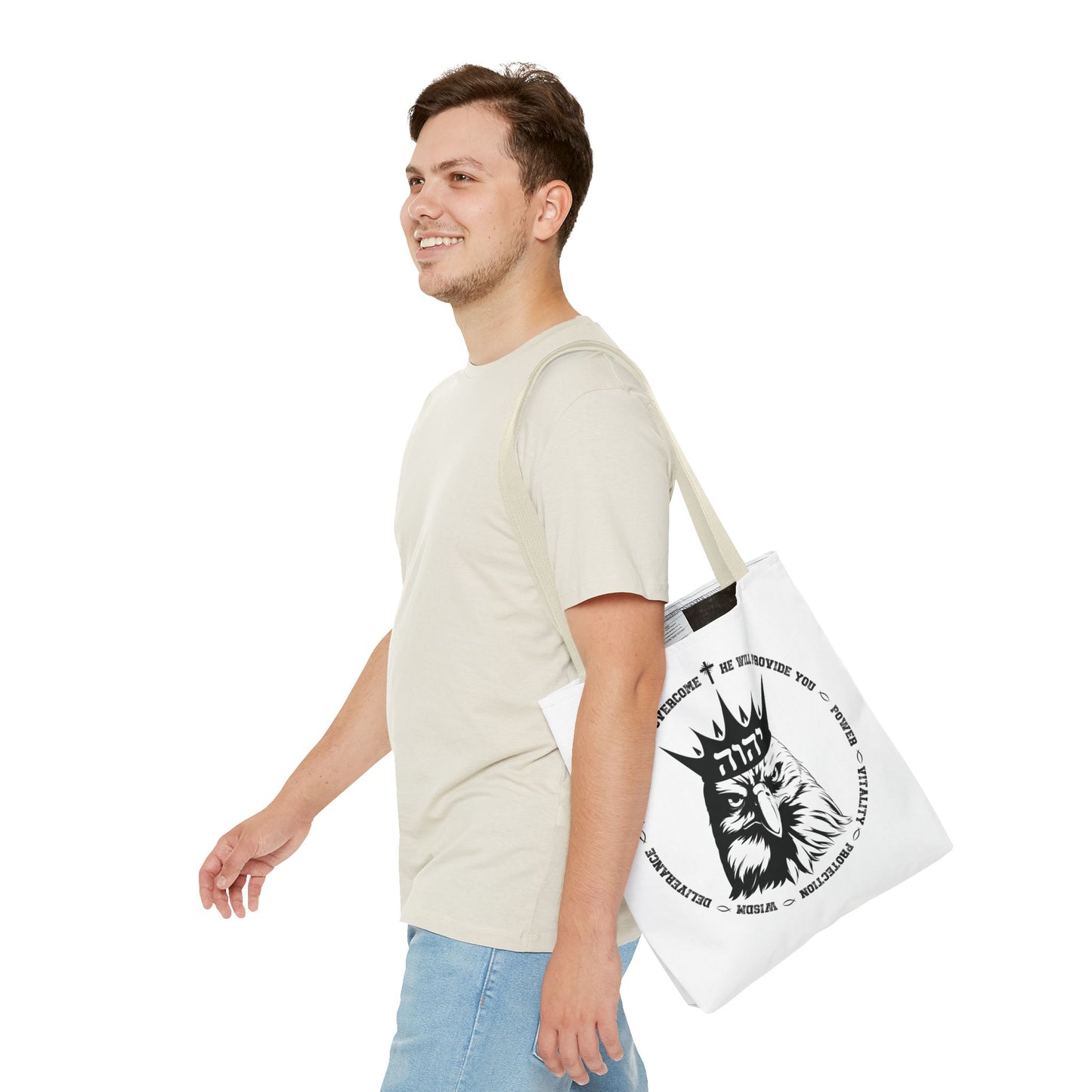Rise Up Tote Bag, Isaiah 40 31, Wait on The Lord, Soar on Wings, Soar Eagle, Yahweh, Yahweh tote, Yahweh bag, Sunday School Teacher Gift