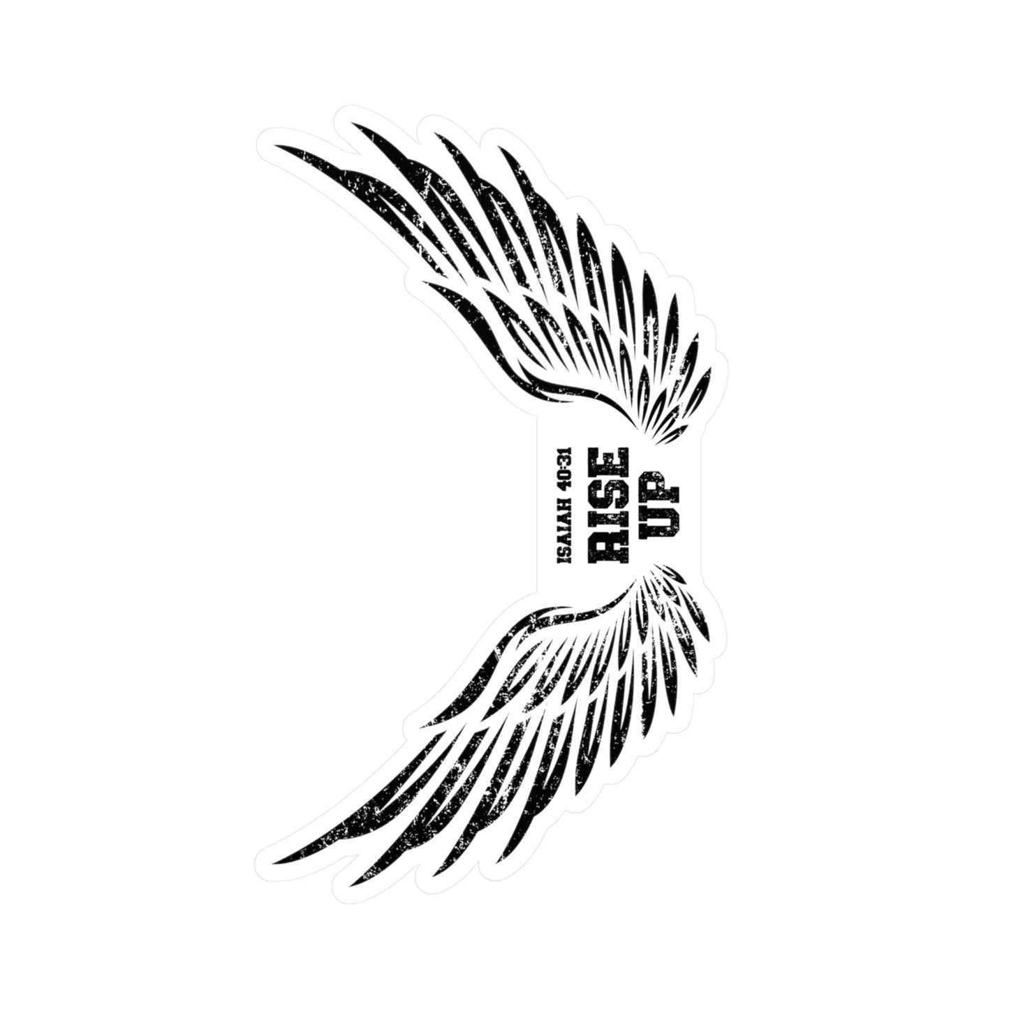 Rise Up Decal, Isaiah 40 31, Wait on The Lord, Soar on Wings like Eagles, Soar Eagle, Yahweh, Yahweh Decal, Sunday School Teacher Gift