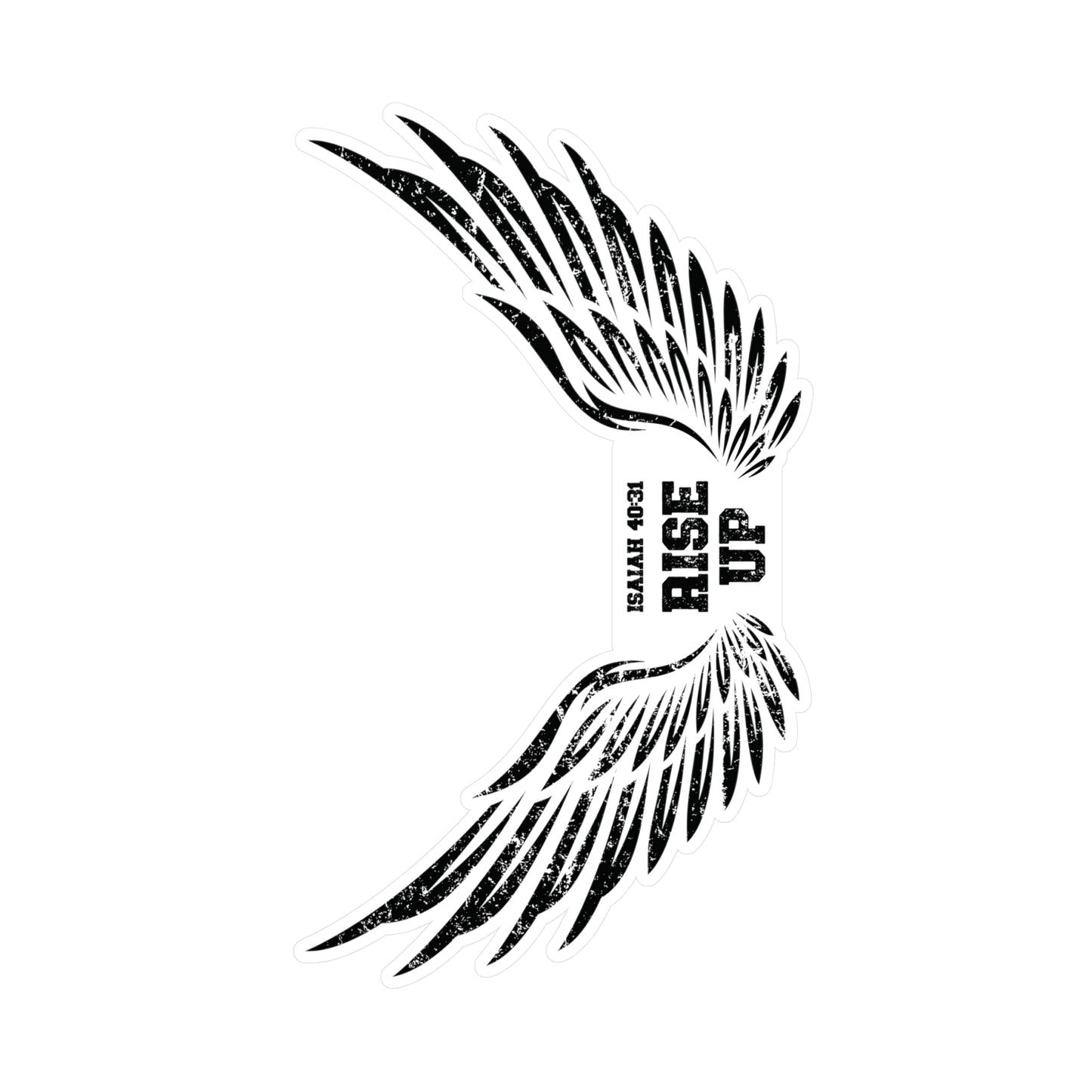 Rise Up Decal, Isaiah 40 31, Wait on The Lord, Soar on Wings like Eagles, Soar Eagle, Yahweh, Yahweh Decal, Sunday School Teacher Gift