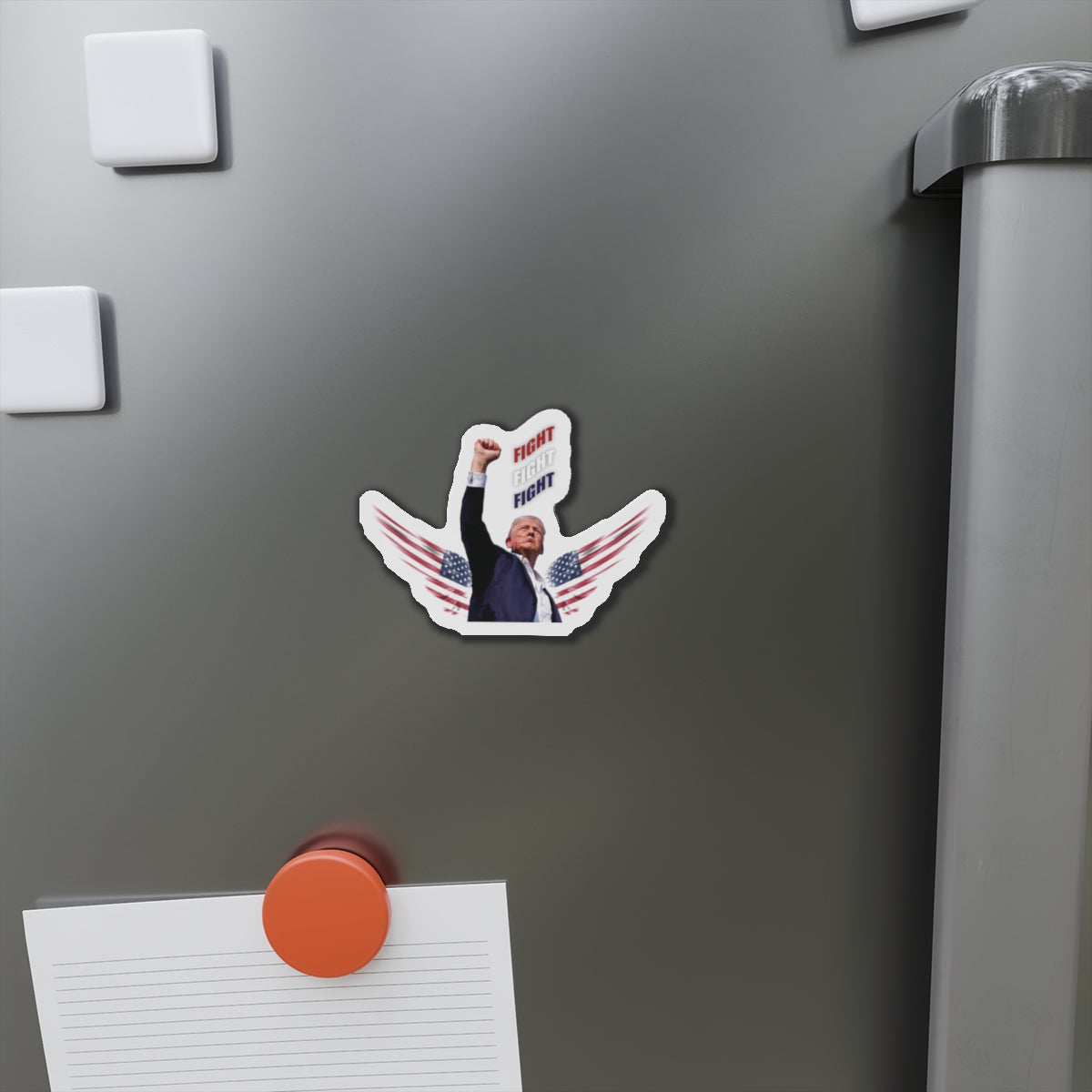 President Trump "FIGHT" Commemorative Die-Cut Magnets