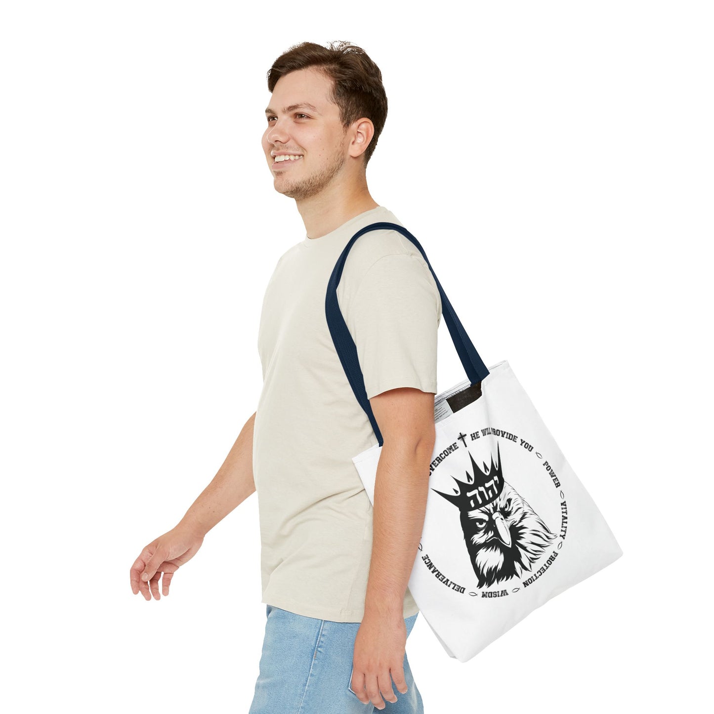 Rise Up Tote Bag, Isaiah 40 31, Wait on The Lord, Soar on Wings, Soar Eagle, Yahweh, Yahweh tote, Yahweh bag, Sunday School Teacher Gift