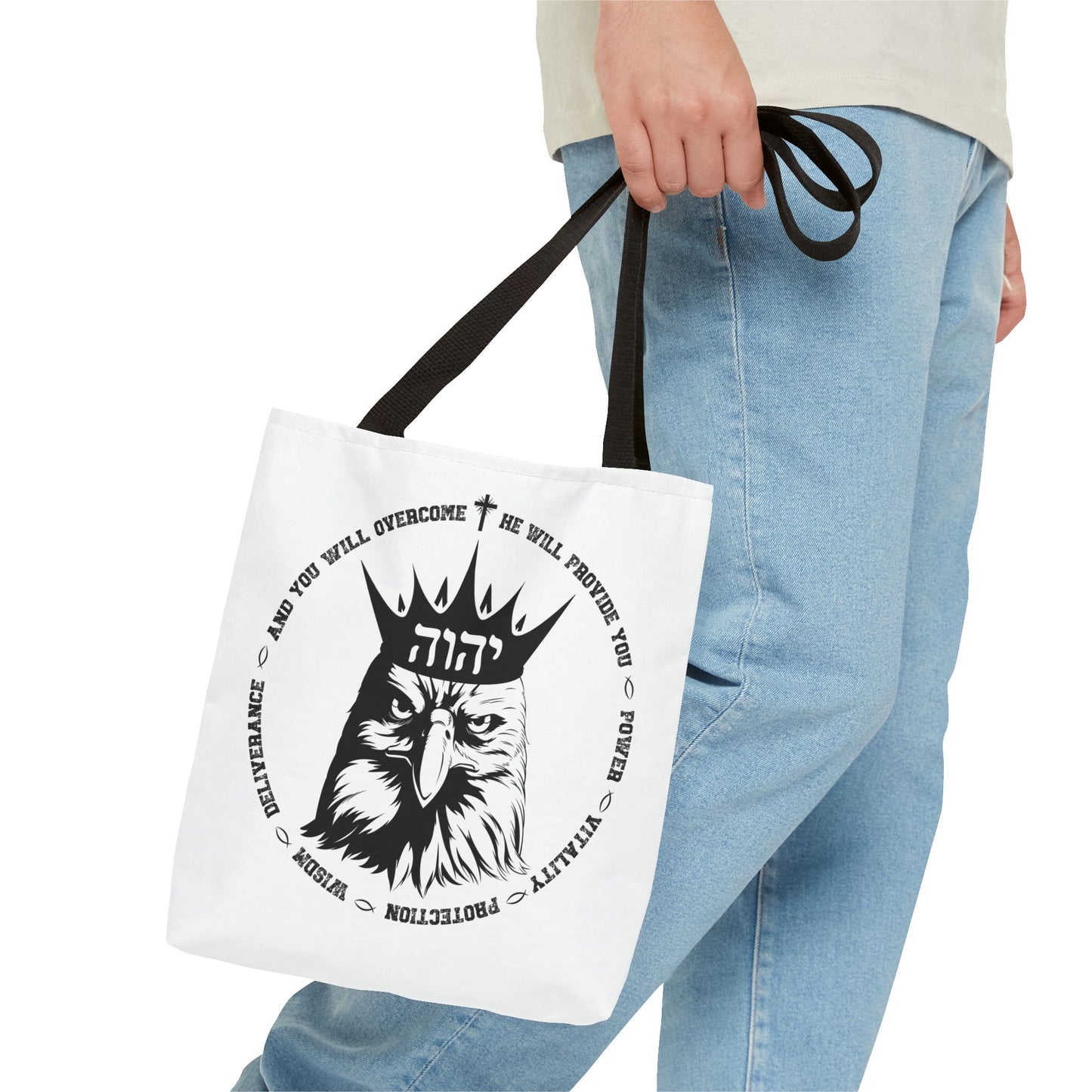 Rise Up Tote Bag, Isaiah 40 31, Wait on The Lord, Soar on Wings, Soar Eagle, Yahweh, Yahweh tote, Yahweh bag, Sunday School Teacher Gift