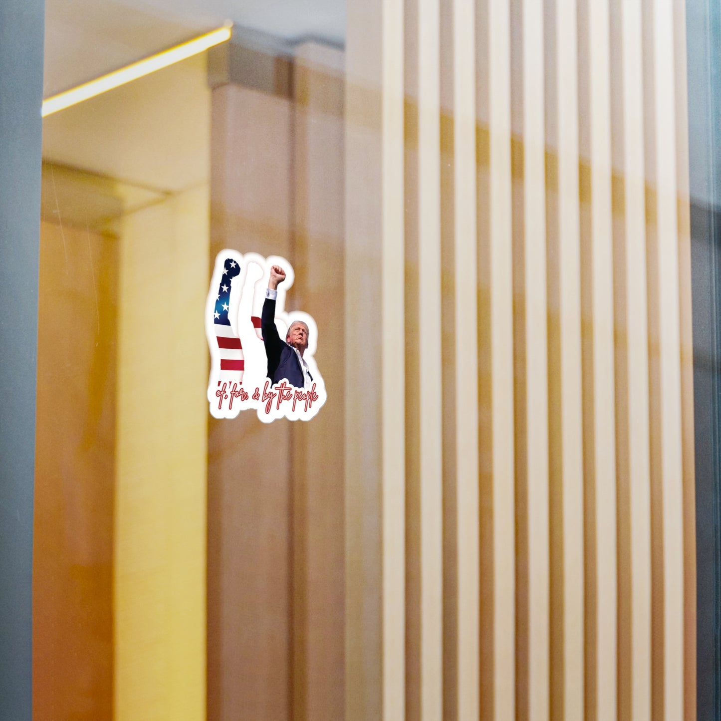 Vinyl Decal - TRUMP 2024 Of, For, and By The People