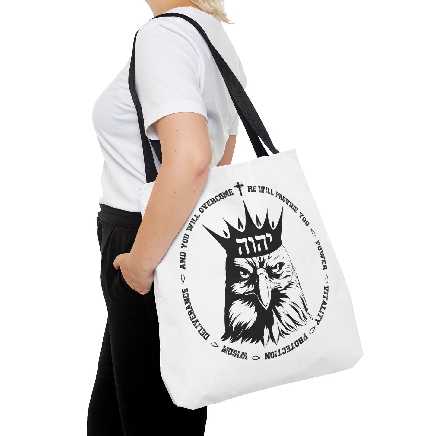 Rise Up Tote Bag, Isaiah 40 31, Wait on The Lord, Soar on Wings, Soar Eagle, Yahweh, Yahweh tote, Yahweh bag, Sunday School Teacher Gift