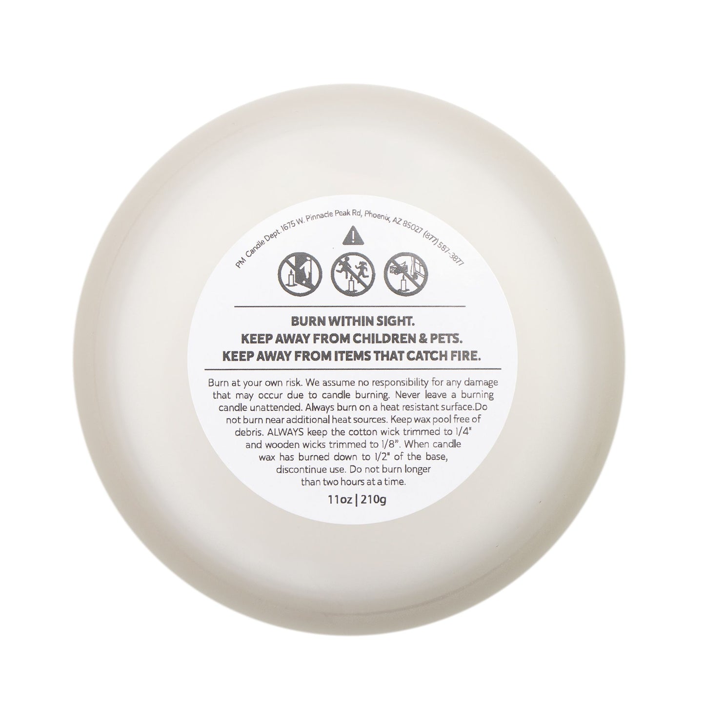 Romance Revival Frosted Glass Candle, 11oz