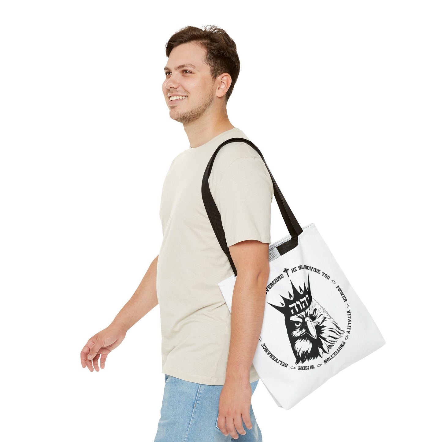 Rise Up Tote Bag, Isaiah 40 31, Wait on The Lord, Soar on Wings, Soar Eagle, Yahweh, Yahweh tote, Yahweh bag, Sunday School Teacher Gift