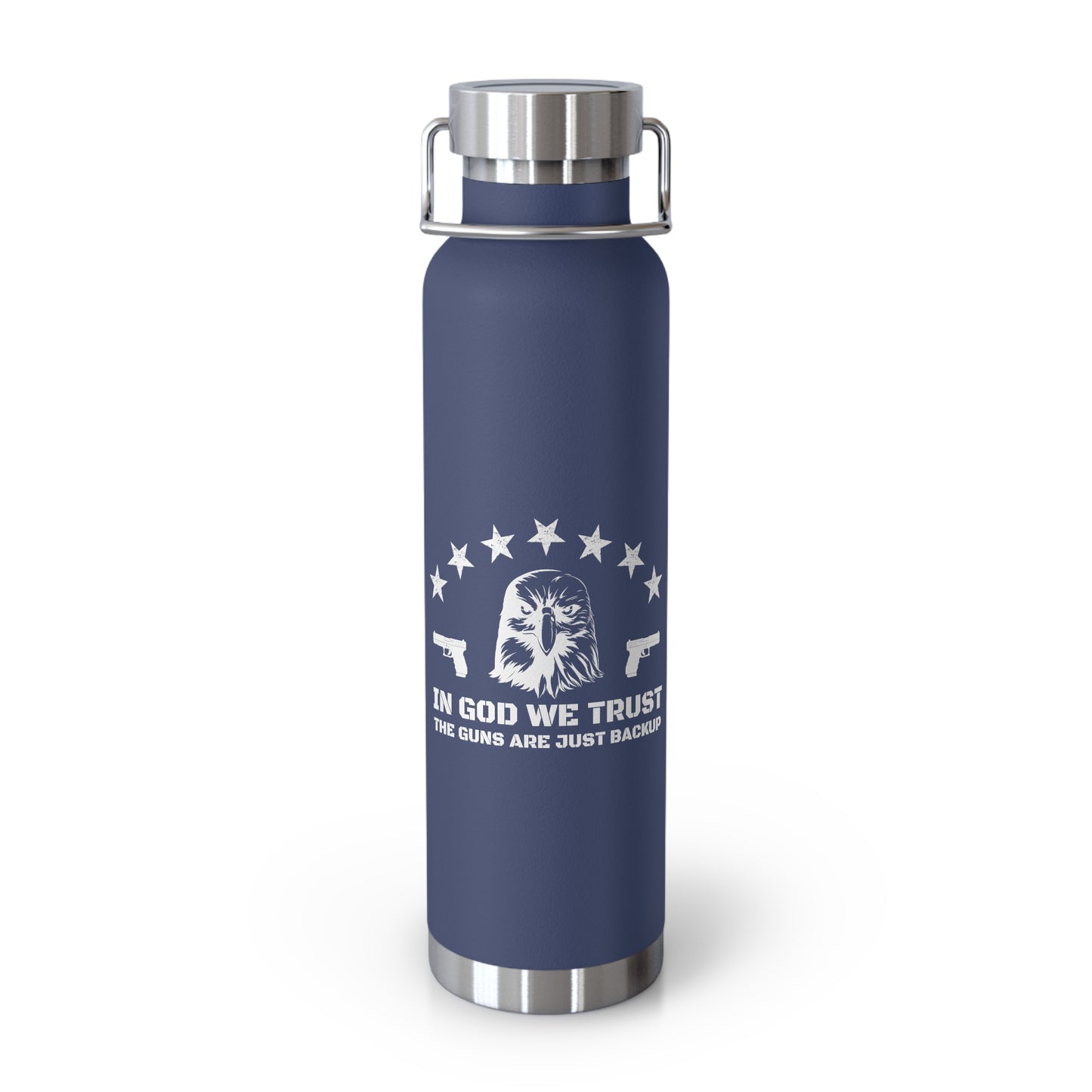 Glock - In God We Trust, Guns Are Just Back Up Insulated Bottle