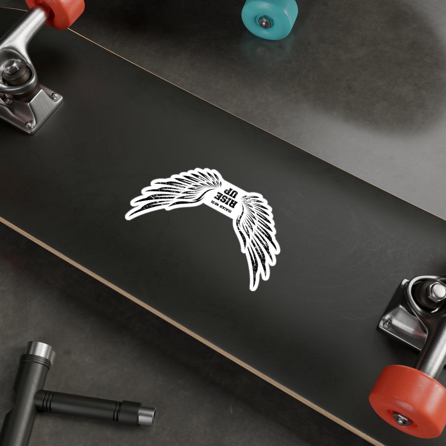 Rise Up Decal, Isaiah 40 31, Wait on The Lord, Soar on Wings like Eagles, Soar Eagle, Yahweh, Yahweh Decal, Sunday School Teacher Gift