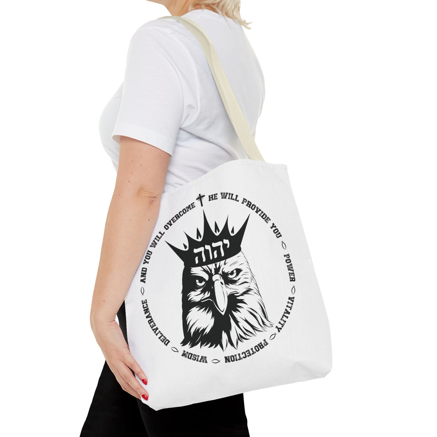 Rise Up Tote Bag, Isaiah 40 31, Wait on The Lord, Soar on Wings, Soar Eagle, Yahweh, Yahweh tote, Yahweh bag, Sunday School Teacher Gift