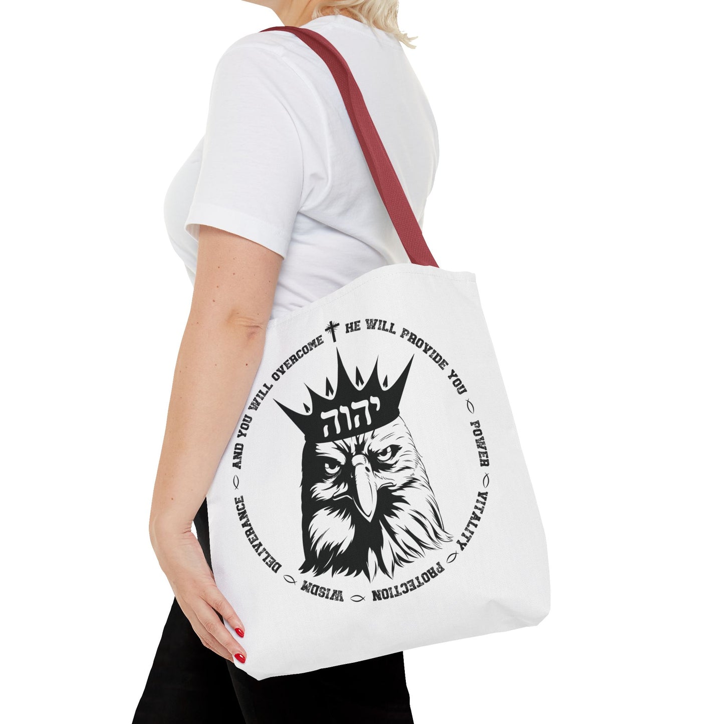 Rise Up Tote Bag, Isaiah 40 31, Wait on The Lord, Soar on Wings, Soar Eagle, Yahweh, Yahweh tote, Yahweh bag, Sunday School Teacher Gift