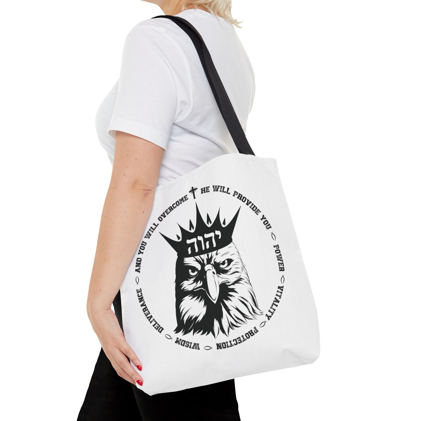 Rise Up Tote Bag, Isaiah 40 31, Wait on The Lord, Soar on Wings, Soar Eagle, Yahweh, Yahweh tote, Yahweh bag, Sunday School Teacher Gift