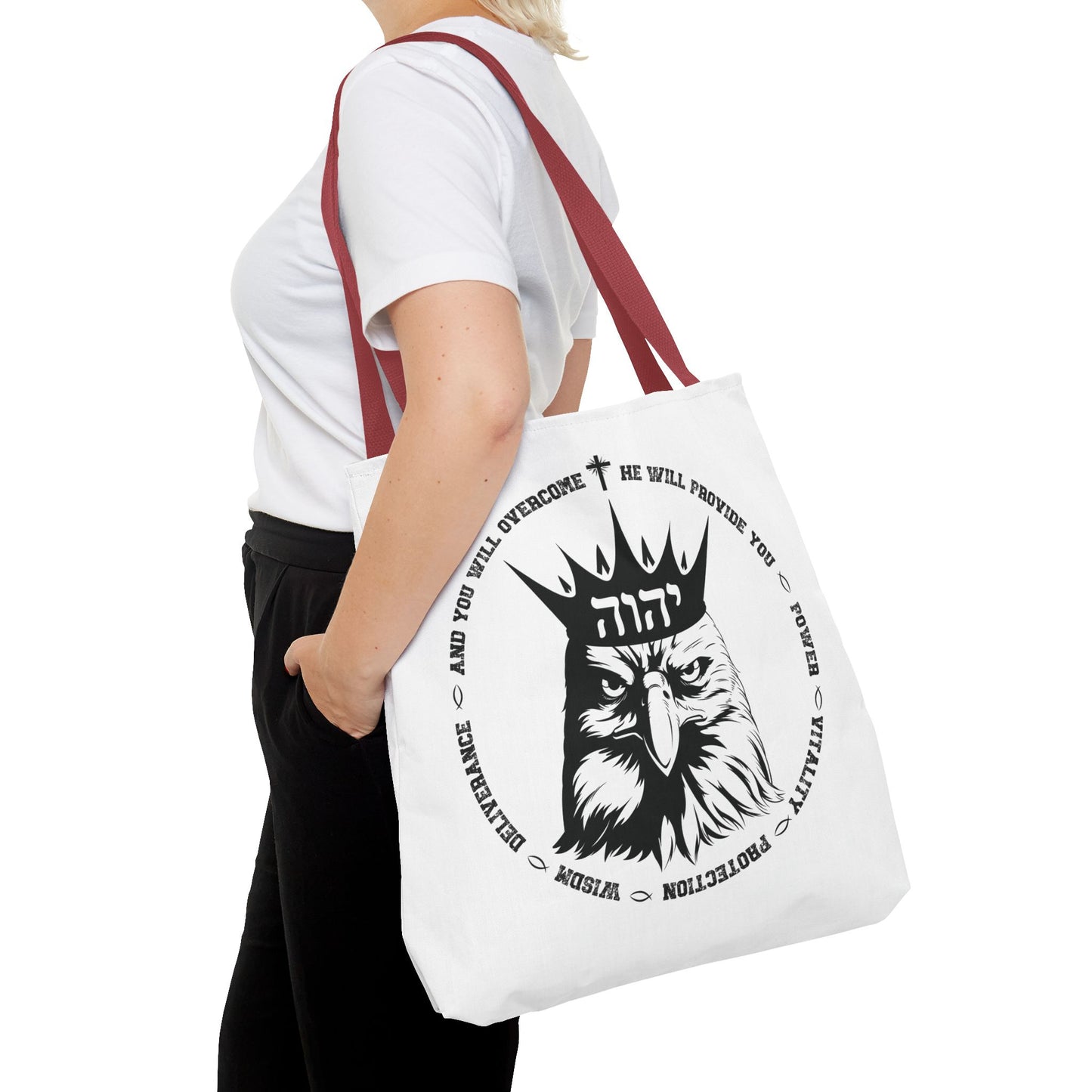 Rise Up Tote Bag, Isaiah 40 31, Wait on The Lord, Soar on Wings, Soar Eagle, Yahweh, Yahweh tote, Yahweh bag, Sunday School Teacher Gift