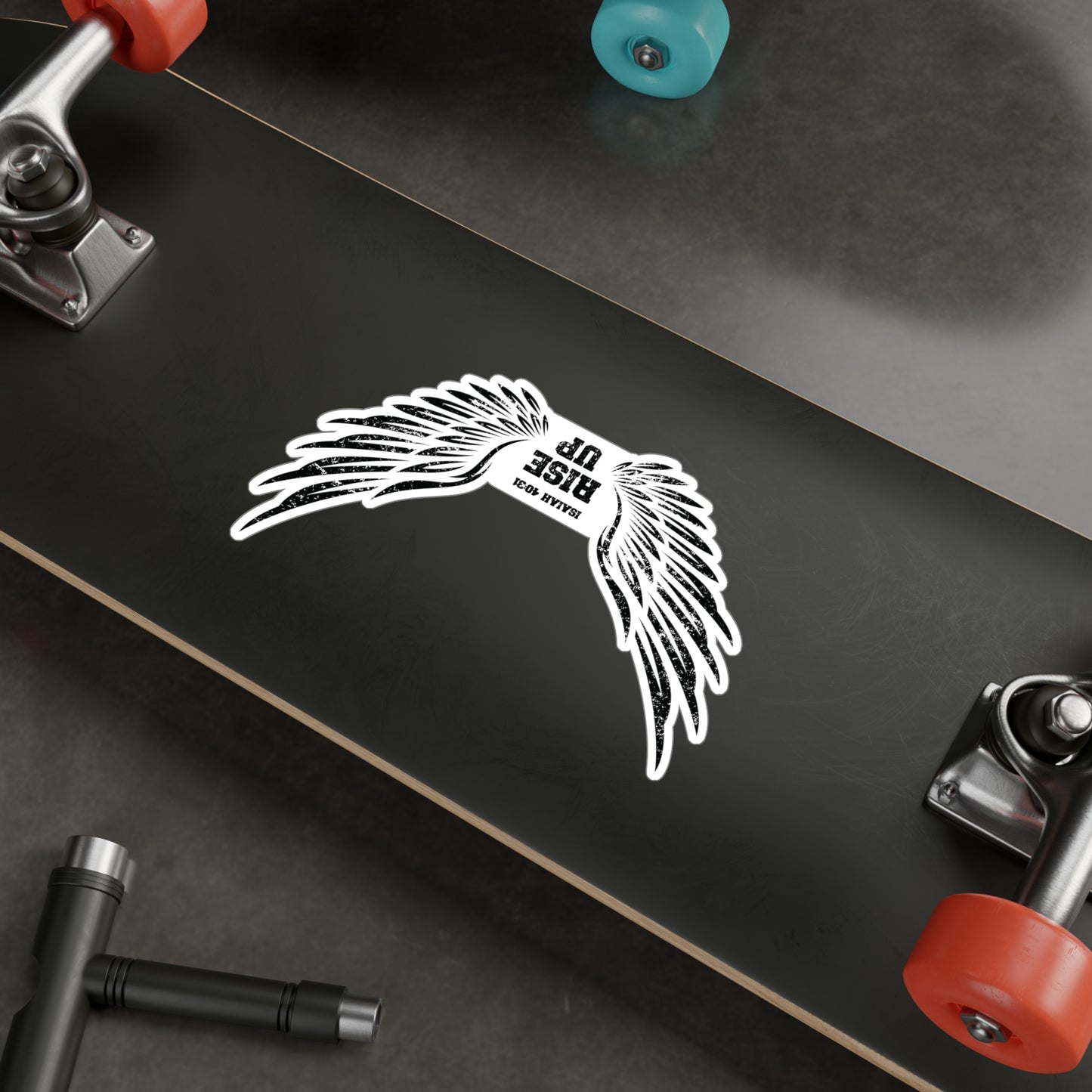 Rise Up Decal, Isaiah 40 31, Wait on The Lord, Soar on Wings like Eagles, Soar Eagle, Yahweh, Yahweh Decal, Sunday School Teacher Gift