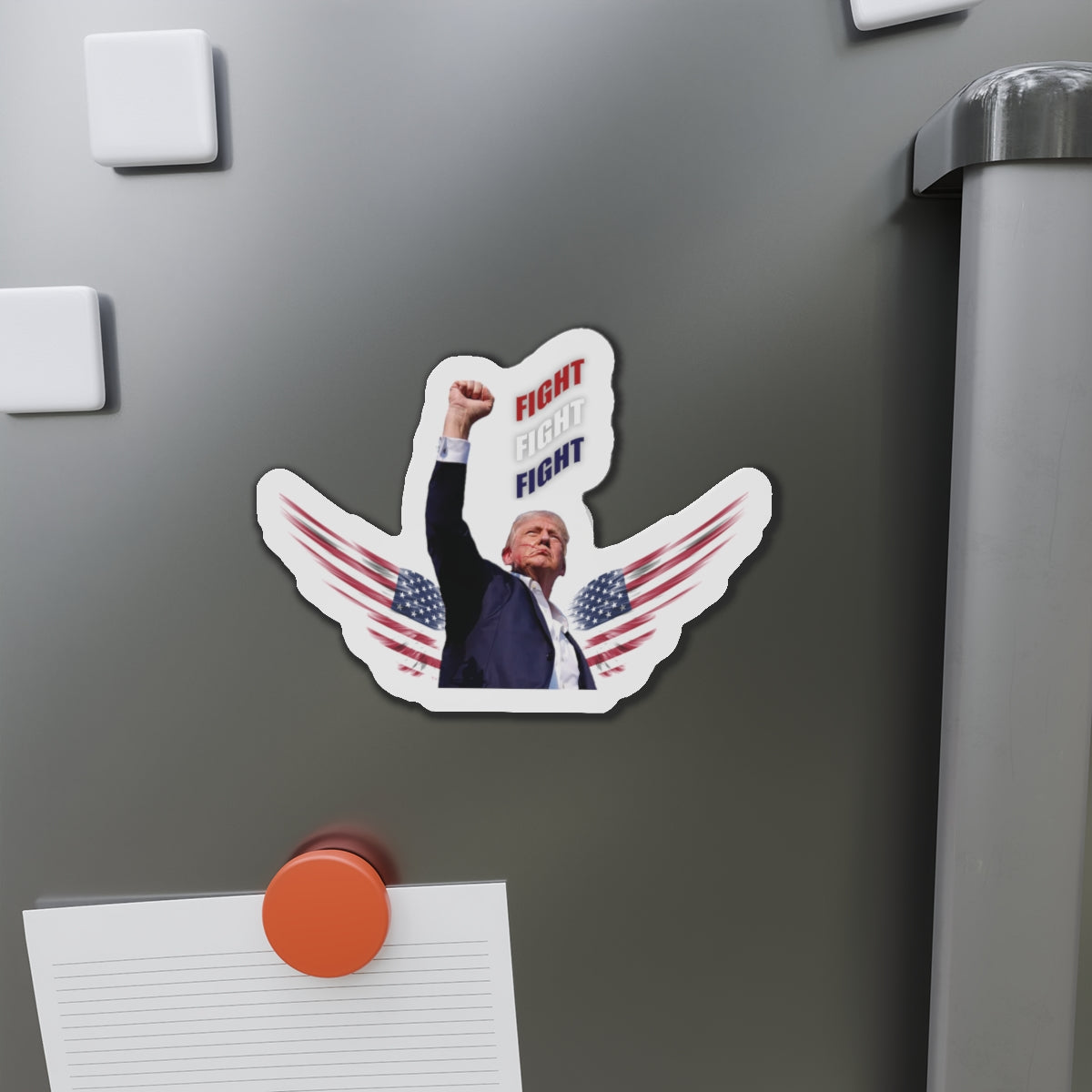 President Trump "FIGHT" Commemorative Die-Cut Magnets