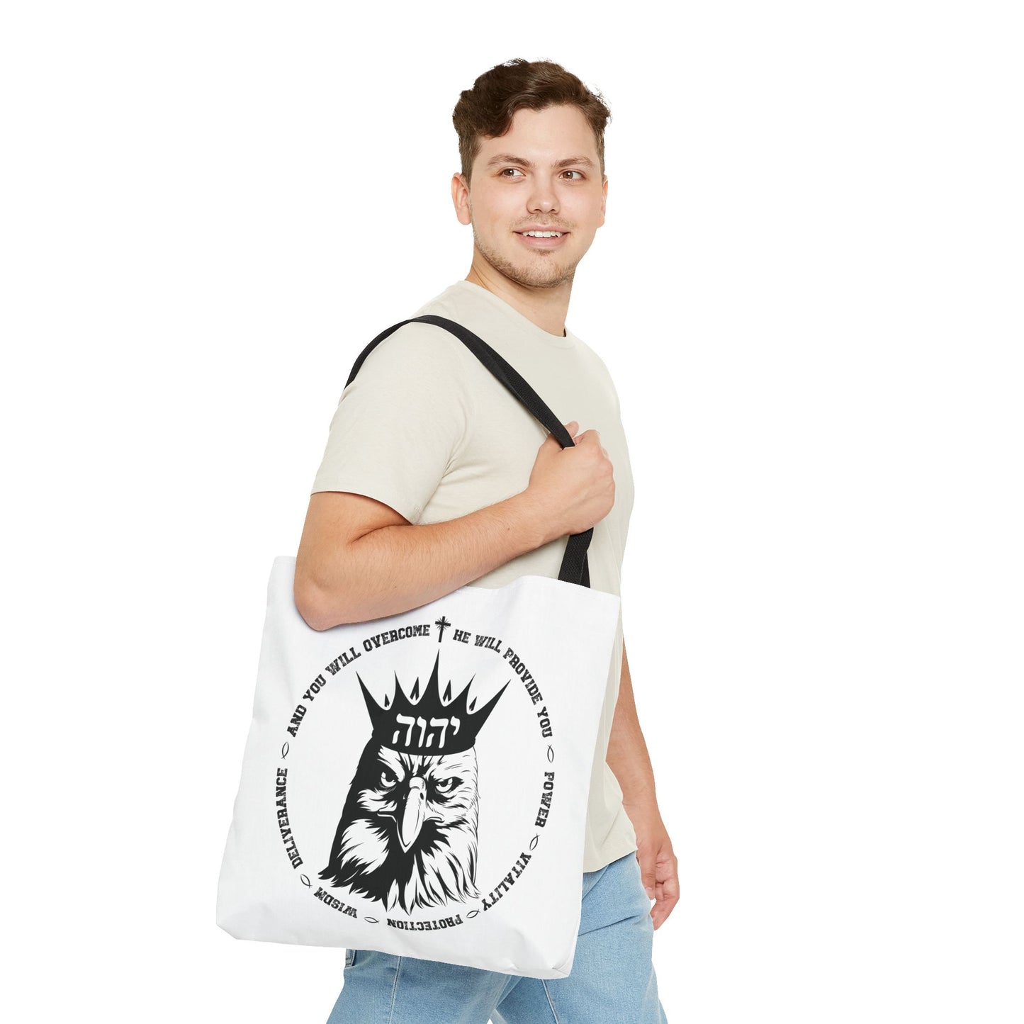 Rise Up Tote Bag, Isaiah 40 31, Wait on The Lord, Soar on Wings, Soar Eagle, Yahweh, Yahweh tote, Yahweh bag, Sunday School Teacher Gift