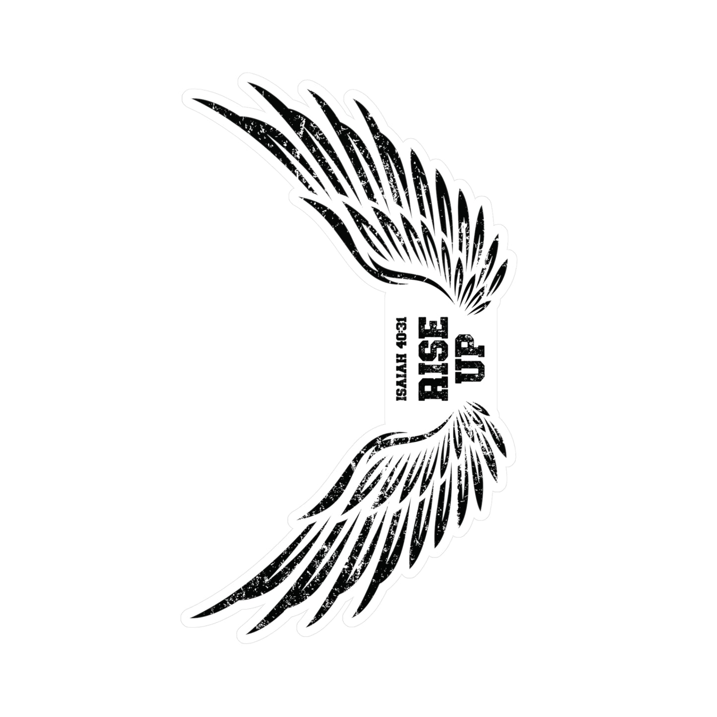 Rise Up Decal, Isaiah 40 31, Wait on The Lord, Soar on Wings like Eagles, Soar Eagle, Yahweh, Yahweh Decal, Sunday School Teacher Gift
