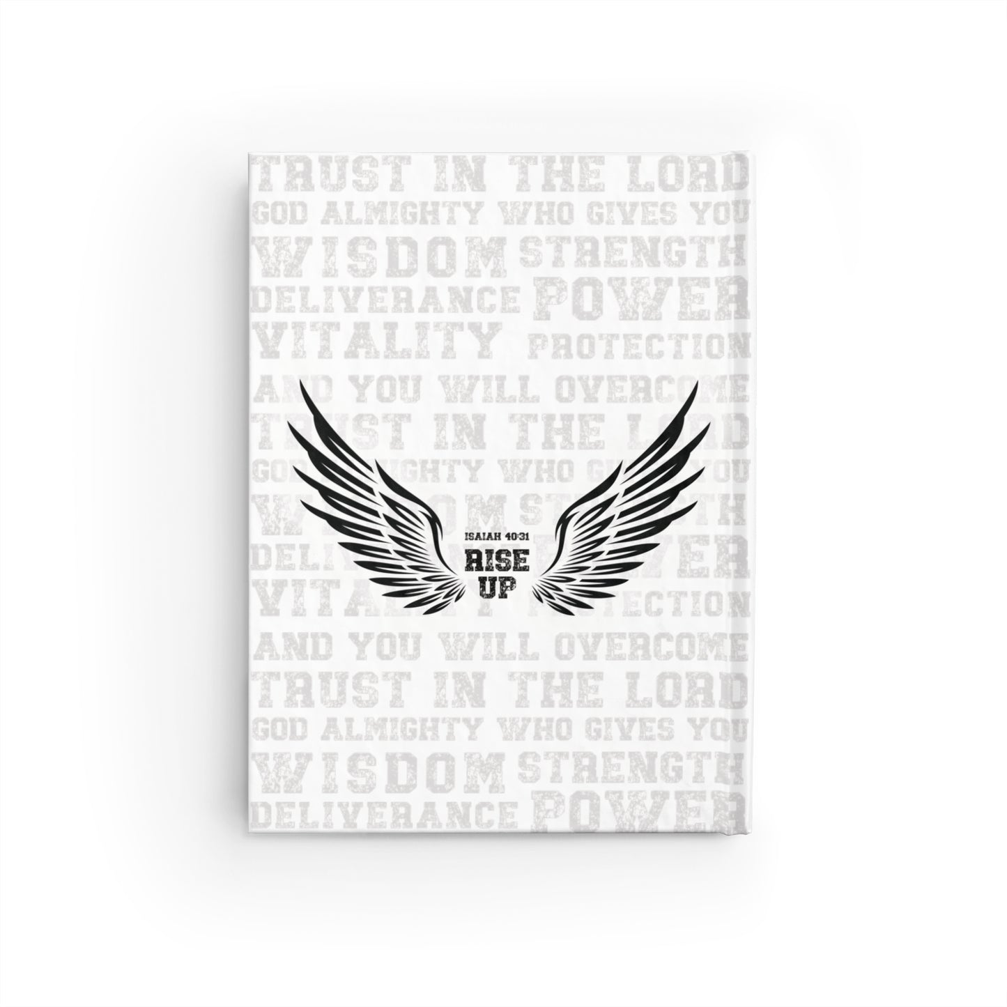 Rise Up Journal, Isaiah 40 31, Wait on The Lord, Soar on Wings, Soar Eagle, Yahweh, Devotional Journal for Men, Sunday School Teacher Gift